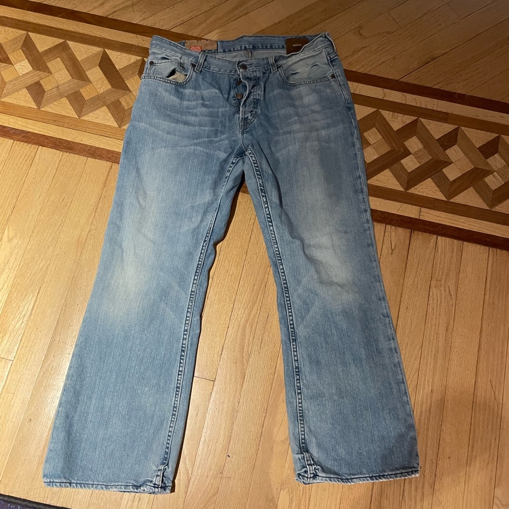1969 jeans by Gap!  Retro circa 2003!  Button fly, boot cut!
